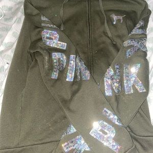 Pink Victoria Secret Sequins Sweater